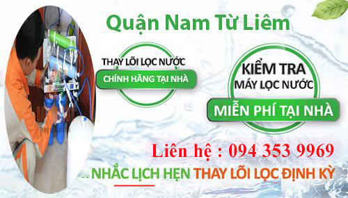 thay lõi lọc nước tại quận từ liêm