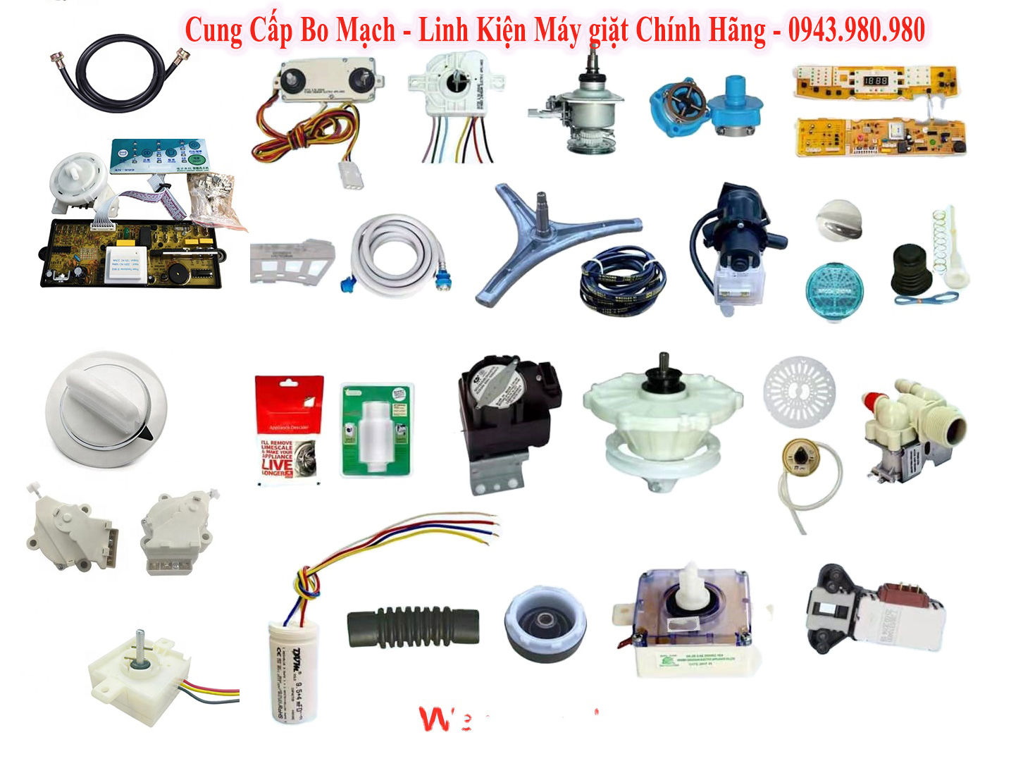 bán bo mạch linh kiện máy giặt tại từ liêm