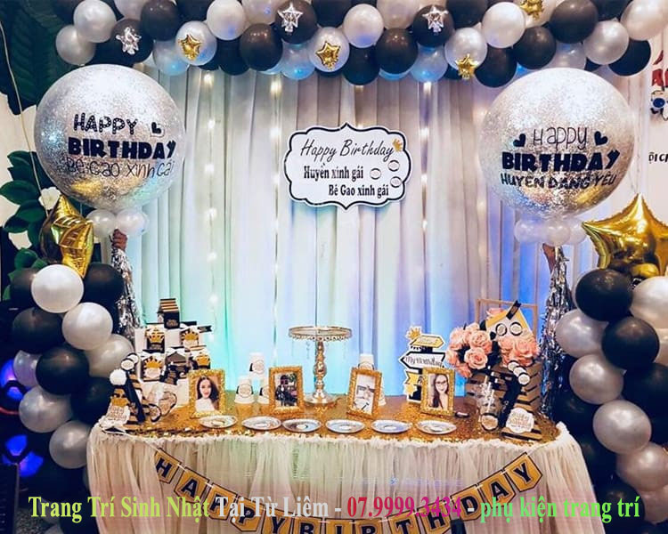 Trang trí sinh nhật cho bé tại từ liêm